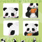 Mjddja Mini Building Blocks- Halloween Pumpkin Panda, Halloween Building Block Sets For Kids 6 7 8 9+, Mini Blocks Building Sets