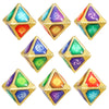 Genshin Impact Genius Invokation Tcg Elemental Dice Game Props Accessories Collection Toys (8 Pcs)