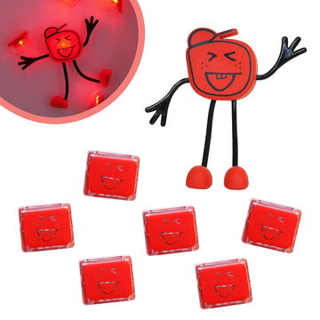 New Glo Pals Sammy Water-Activated Bath Toy With 6 Reusable Light-Up Cubes For Sensory Play