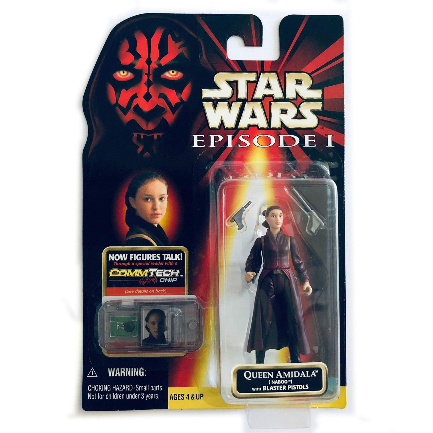 Star Wars Episode I: The Phantom Menace, Queen Amidala (Naboo) Action Figure, 3.75 Inches