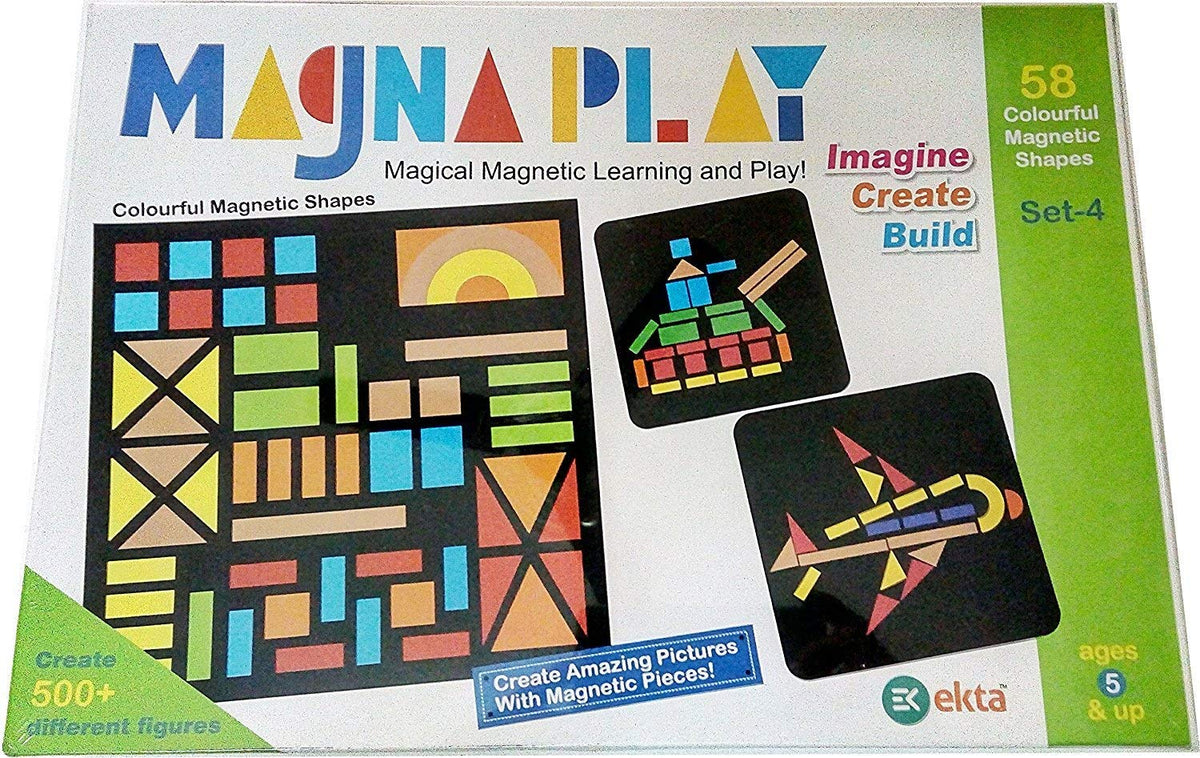 Bhavik Traders Magna Play Set 4 | for Kids Above 5 Ys, Multi