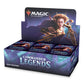 Magic: The Gathering Commander Legends Draft Booster Box - 24 Packs, 480 Cards, 2 Legends/Pack, Factory Sealed, Blue, Model C63230000