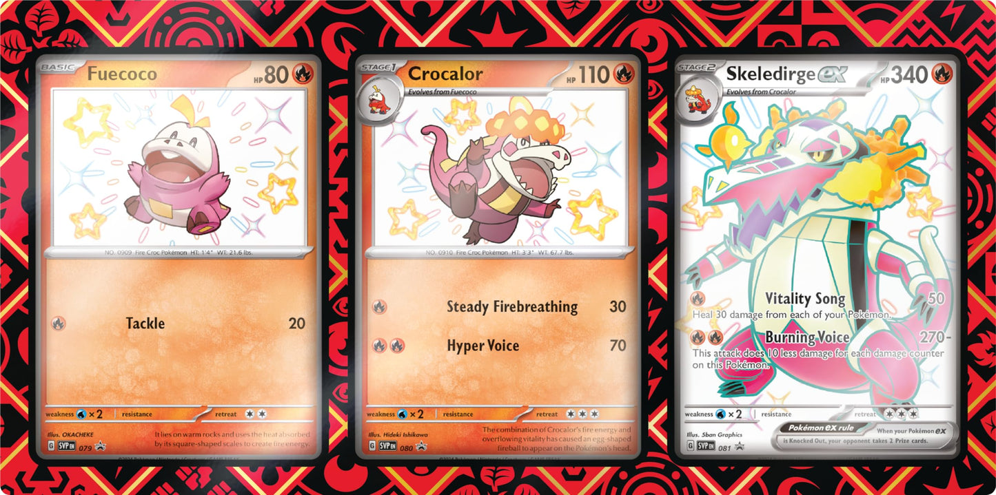 POKEMON TCG: Scarlet and Violet: PALDEAN Fates: POKEMON EX enhanced Collection - Shiny Fuecoco