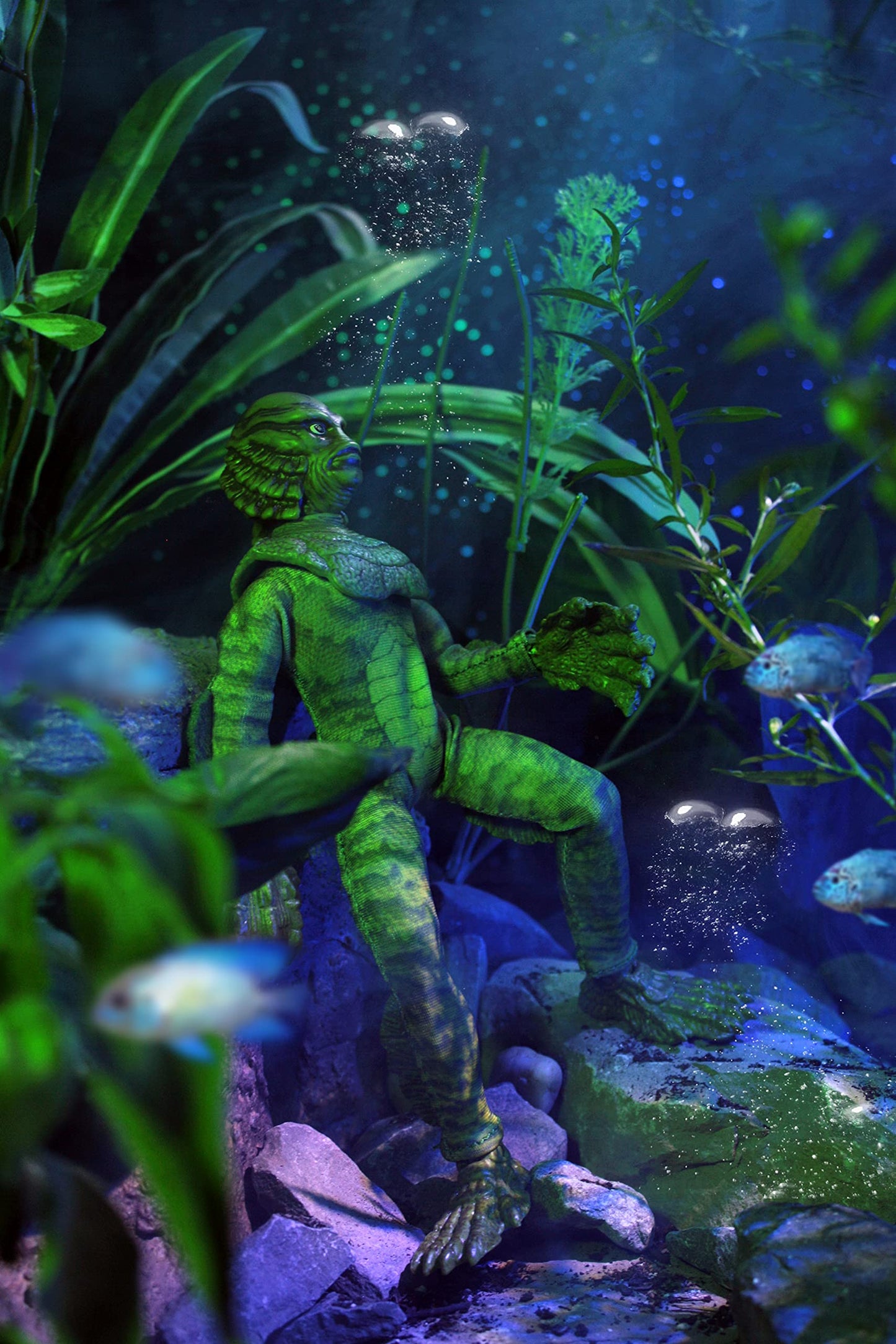 Mego Horror Creature From The Black Lagoon 8 Action Figure Multicolor