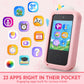 SYNCFUN Kids Smart Phone, Unicorn Christmas Birthday Gift for Girls Age 3 4 5 6 7 8 Year Old, Toddler Phone Toys with Dual Camer