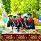 Chiazllta Set Of 3 Graduation Tablecloths Class Of 2024 Congrats Grad Maroon Graduation Party Tablecover Decorations Party Suppl