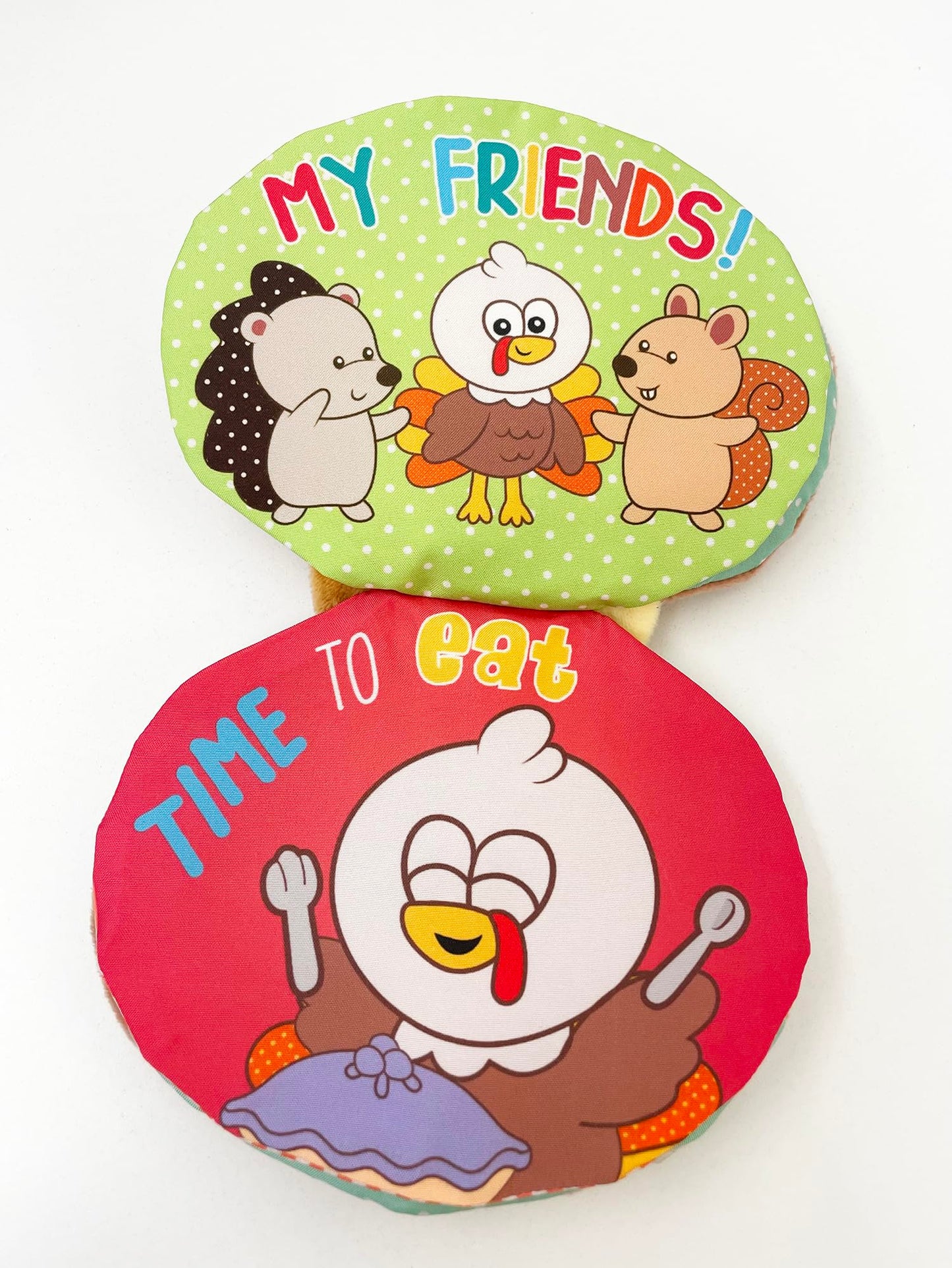 Magic Years Baby Plush, Soft, Crinkle Activity Book, 5 Inches (Thanksgiving Turkey)