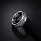 Udolfly Mens Fidget Rings Anxiety Rings For Men Womens Chain Spinner Rings For Adults Titanium Steel Ring Chain Silver Size 14