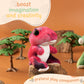 Forest & Twelfth Stuffed T-Rex, Single Mini Stuffed Animal Plush Toy For Kids, Dinosaur Party Favors And Goody Bags, Classroom Treasure Box Prizes, Stocking Stuffers (T-Rex)