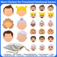 Craftstory 116 Pcs Social-Emotional Learning Activities - 6 Family Feelings Board Games for Kids, Autism Sensory Toy, Age 3+