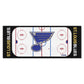 FANMATS NHL St Louis Blues Nylon Face Football Field Runner , 30 Inch x 72 Inch
