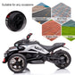 Postack 24V Kids Ride On Police Motorcycle, 3 Wheeler Ride On Atv For Boys Girls, Battery Powered Electric Vehicle For Toddlers