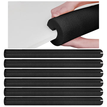Hanaive 6 Pcs 40 Inch Pipe Insulation Foam Tube Pre Slit Clamp Foam Tubes For Padding Jumbo Pool Noodles Large Foam Tube For Swi