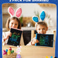 Bravokids 2 Pack Lcd Writing Tablet For Kids,10 Inch Colorful Doodle Board Drawing Pad For Kids, Kids Travel Toy Activity Game, Birthday Gifts For 3 4 5 6 Year Old Boys And Girls Toddlers