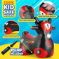 Waddle Bouncy Hopper Inflatable Hopping Toy Scooter, Indoors And Outdoor Toy For Toddlers And Kids, Boys And Girls Ages 2 Years And Up (Black/Red Zoomer)