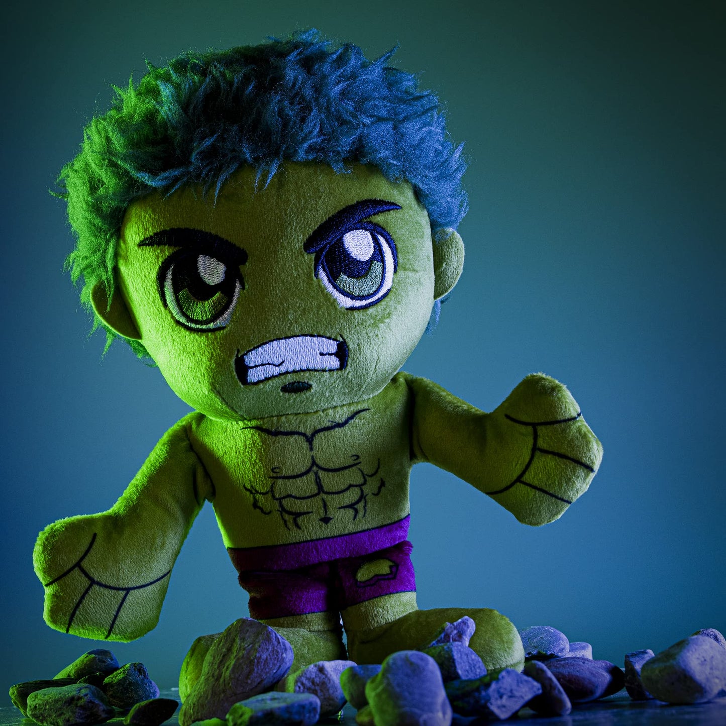 Bleacher Creatures Marvel Hulk 8' Kuricha Sitting Plush - Soft Chibi Inspired Toy