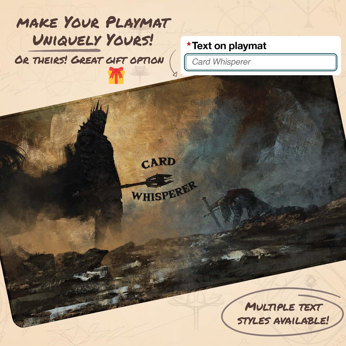 Paramint The Fate Of Isildur (Stitched) - Mtg Playmat By Anato Finnstark - Compatible With Magic The Gathering Playmat - Origina