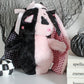 Attatoy E-Girl Bunny Plush, Anime Goth Stuffed Animal For Teens