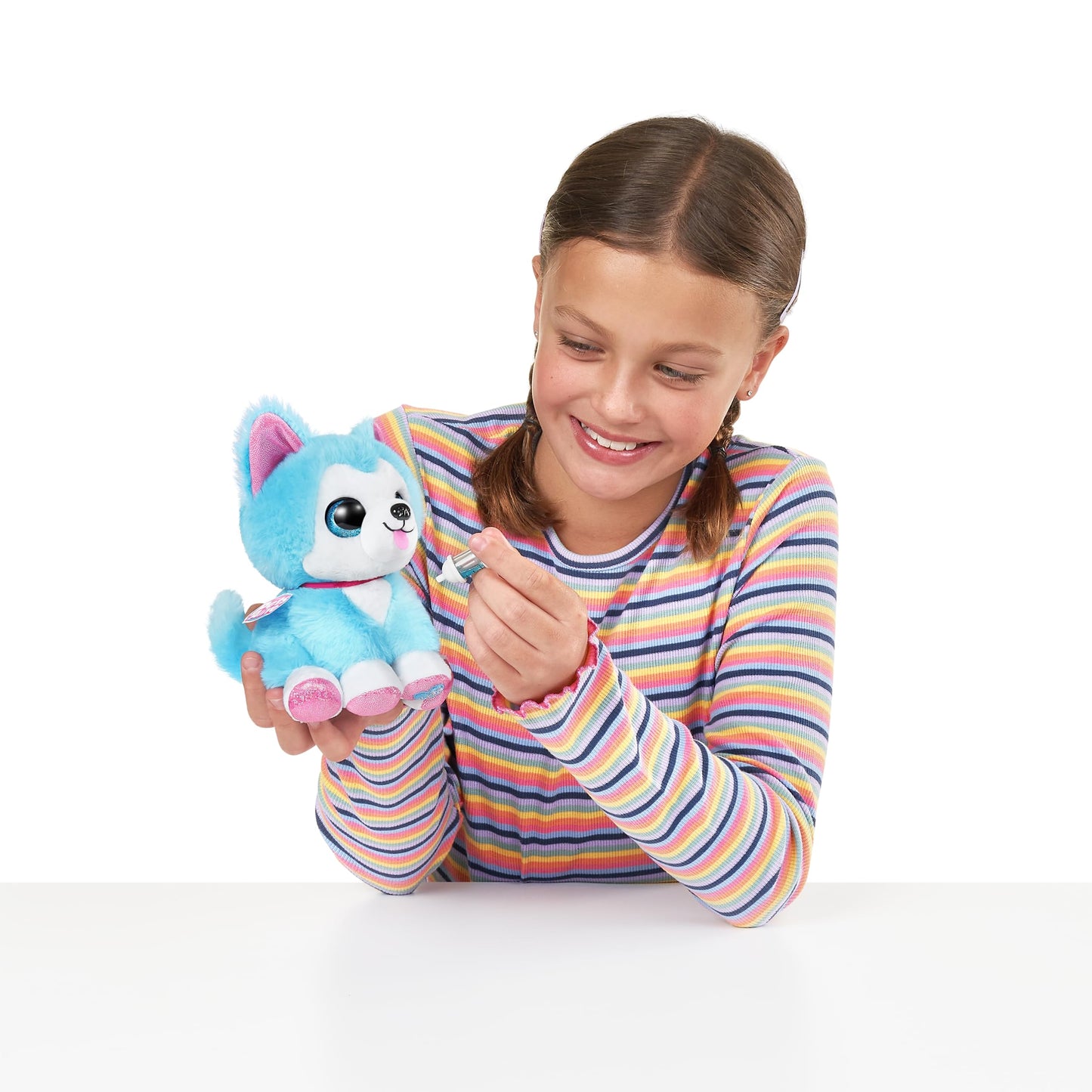 Pets Alive Puppy Rescue S3 Plush Toy, Bull Dog, Cotton, Model 9540G, Interactive Speak & Repeat, Ultra Soft Plushies