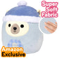 Squishmallows Brooke Polar Bear Plush Toy - Ultra-Soft, Small, Multi-Color, Cozy Gift for Kids & Adults, Model SQXM01070