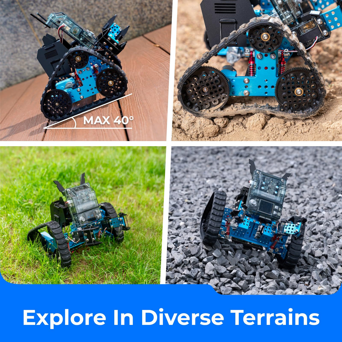 Mbot Rover Line Makeblcok Rover Robotics Add-On Pack For Mbot Neo – Toytooth