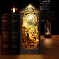 Losbenco Book Nook Kit, Diy Dollhouse Booknook Bookshelf Insert Decor Alley, Diy Book Nook Miniature Kit With Lights, 3D Wooden