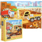 Blue Panda 48 Piece Giant Construction Jigsaw Floor Puzzle For Kids Ages 3-5 And 4-8 And Preschool Learning