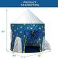 Rocket Ship Play Tent For Boys Foldable Pop Up Tents For Indoor/Outdoor 3/4/5/6/7/8/9 Year Old Kids Toys