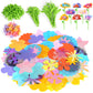 beefunni DIY Flower Bouquet Craft Accessories Can Make 32 Flowers, Flower Making Toys Accessories