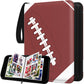 Trading Card Binder with Sleeves  4-Pocket Football Card Binder enhanced 440 Double Sided Pocket PU Card Collection Binder  Display Case with Football Card Sleeves Card Holder Protectors Set