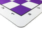 WE Games Mousepad Chess Board 20 in. Purple Color with Classic Design - enhanced Tournament Chess Mat  Perfect Travel Chess Board for mature-themeds