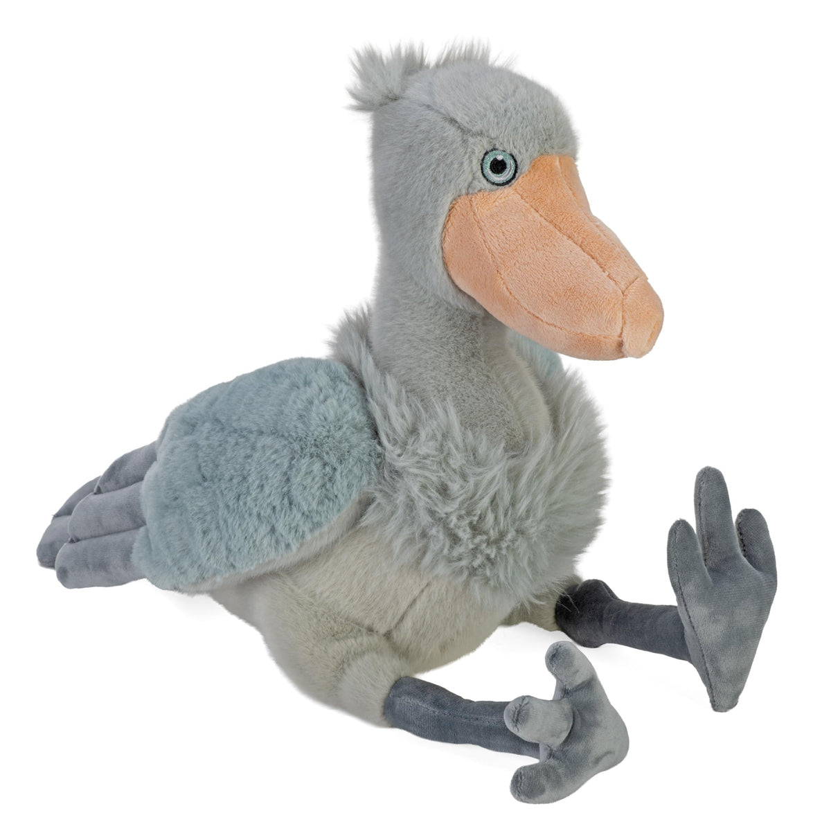 Wild Republic Cuddlekins Eco Shoebill, Stuffed Animal, 12 Inches, Plush Toy, Fill is Spun Recycled Water Bottles