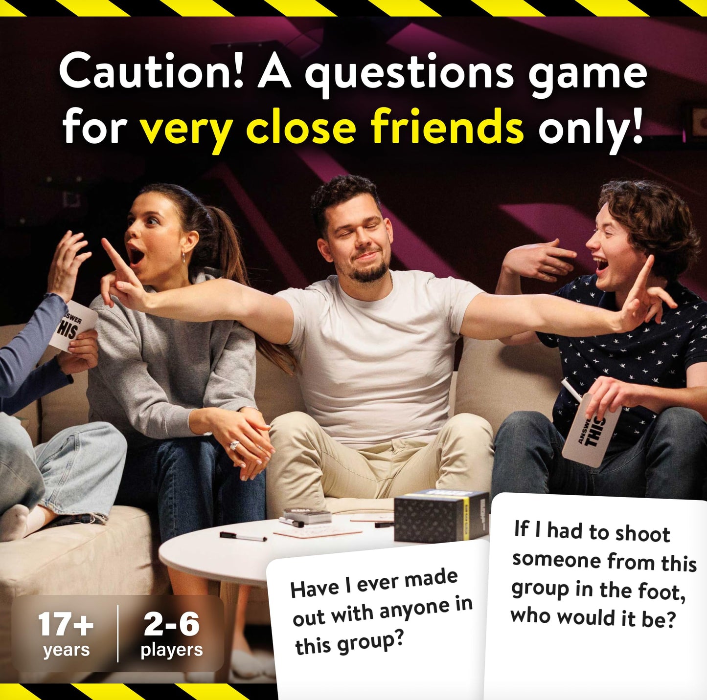 The World Game Answer This Card Game for Adults - Hilarious Conversation Cards - Model BL-2502-EN4 - Really Close Friends