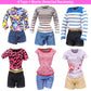 40 Pcs Doll Clothes And Accessories 6 Pants Outfits 10 Shoes 15 Pcs Makeup Accessories And 9 Tableware Accessories For 11.5 Inch
