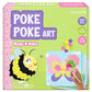 jackinthebox Poke Poke Art - Bugs Theme, Mess-Free Fabric Art and Craft, Flower Pressing Kits, Gift for Kids, Toys for Girls and