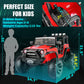 Hikole 24V 2 Seater Ride On Car - Battery Powered Electric Car With Remote Control, 9Ah Battery, Spring Suspension, Seat Belt, M