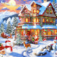 Huadada Christmas Puzzles 1000 Pieces For Adults - Christmas Cheer Jigsaw Puzzle 1000 Piece- Jigsaw Puzzles For Adults And Kids 1000 Piece Holiday Jigsaw Puzzle