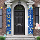 2 Pieces 1st Birthday Party Decorations Mr. Onederful Birthday Banner 1st Birthday Porch Sign Hanging Door Banner Welcome Porch 