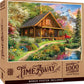 Masterpieces 1000 Piece Jigsaw Puzzle For Adults, Family, Or Youth - Mountain Retreat - 19.25''X26.75''