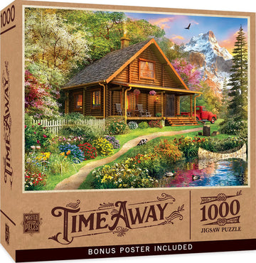 Masterpieces 1000 Piece Jigsaw Puzzle For Adults, Family, Or Youth - Mountain Retreat - 19.25''X26.75''