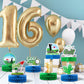 Teling 12 Pieces Golf Party Decorations Golf Honeycomb Centerpieces Golf Party Centerpieces for Tables Golf Cake Topper Golf Par