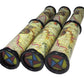 Spadorive 3 Pack Magic Kaleidoscope Toy For Kids Adults 3D Mirror Lens Kaleidoscope Party Favors Stretchable Long Classic Kaleidoscope Toy Educational Science Developmental Toy (Orange)