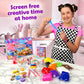 Original Stationery Mini Sweets & Desserts Air Dry Clay Kit, 10 Vibrant Colors Of Air Dry Clay For Kids And Over 30 Pieces In This Diy Kit To Make Miniature Clay Food With Modeling Clay For Sculpting
