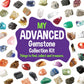 Xxtoys Rocks Collection 48 Pcs Rock And Mineral Education Set Gemstones For Kids Geology Gem Kit With Tiger’S Eye Rose Quartz Red Jasper And More Identification Guide Stem Science Education