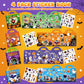 4 Sets Halloween Reusable Sticker Books for Toddlers 1-3, Arts Crafts for Toddler 3-5, Activity Books for Kids 2-4, Toddler Toys