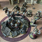 Jucoci Objective Point Markers 6Pcs Set Objective Marker Compatible With Wh40K Wargame (Miniature Not Included), Red