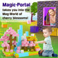 Magnetic Blocks - Build Mine Magnet World Cherry Blossom Set, Magnetic Tiles Building Stem Toys For Boys & Girl Kids Toddler Toys For 3+ Years Old