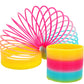 The Dreidel Company Plastic Multicolor Coil Spring, Goody Bag Fillers, Party Favor For Kids, 3' Inches (80Mm) (2-Pack)