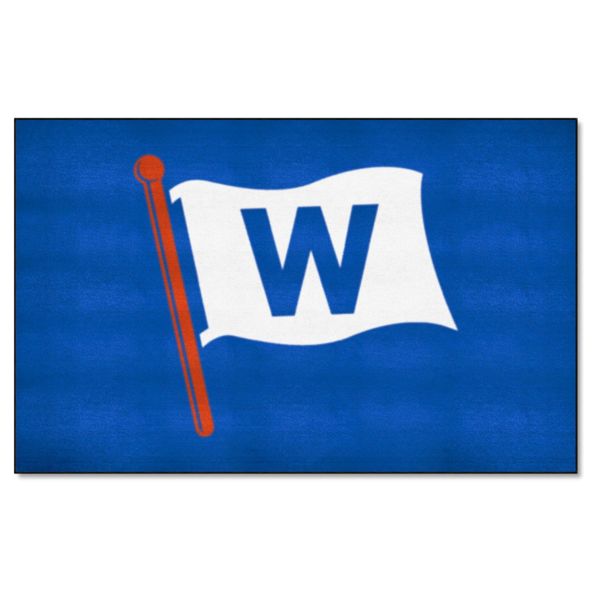 FANMATS 21901 Chicago Cubs W Flag Rug - 5ft. x 8ft.