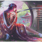 Fantasy North - Butterfly - TCG Trading Card Game Playmat and Mouse Pad - 24 x 14 inches - Perfect for Magic MTG Commander Pokem